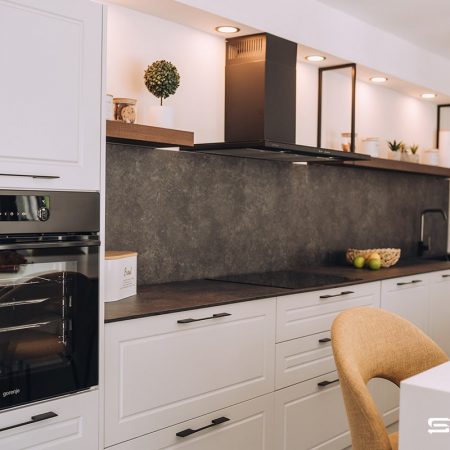Custom-made furniture – Kitchen and living room saramob