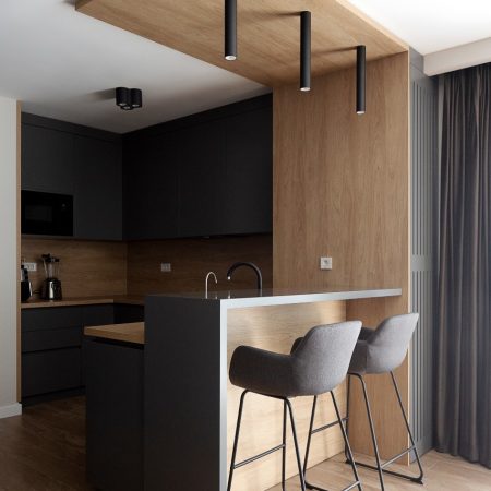 black furniture-interior design-kitchen-saramob design-oradea